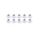Deta 9W IP44 Tri Colour Dimmable LED Downlight - 10 Pack Fast & Free Shipping