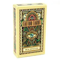 在飛比找蝦皮購物優惠-新款現貨Tattoo Tarot紋身塔羅牌 墨水與直覺神諭卡