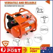 GEARZAAR 1.5HP 6L Silent Oil-Free Portable Electric Air Compressor Airtools Tyre