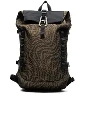 Fendi Ferrino Logo-Print Jacquard Backpack