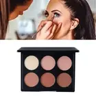 Powder Palette 6 Shades Fine Texture Portable Highlighting Contour Palette F DY9
