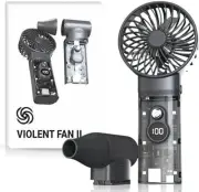 2-in-1 Mini Jet Dry Blower & Handheld Outdoor Fan - Portable Electric Air Duster