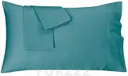 2000TC 2Pcs AU Size Envelope Soft Pack Standard Size Pillowcase Pillow Cushion Cover(48 x 76 cm,Biscay Blue)