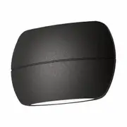 Domus Bell-8 8W LED Slimline Aluminium Up & Down Outdoor Wall Light