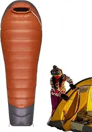 Down Sleeping Bags for Adults | Lightweight Sleeping Bag | Down Sleeping Bag, Ultralight Compact Mummy Sleeping Bags for Adults, Cold Weather Backpacking Sleeping Bag for Camping Hiking Hotplus
