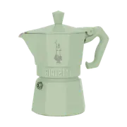 Bialetti Moka Exclusive Green 3 Cup - Stove Top 3 Cup