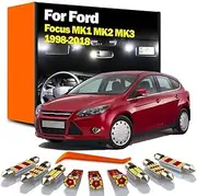 LED Interior Dome Map Light Kit, For Ford Focus MK1 MK2 MK3 1998-2016 2017 2018 Vehicle Lamp Car Led Bulbs