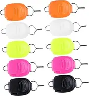 Mipcase Luminous Fishing Line Clip Durable Fishing Accessories for Stopping and Locking Mixed Colors for Versatile Use