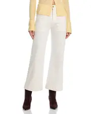 Ramy Brook Clifford Cropped Ankle Jeans in White