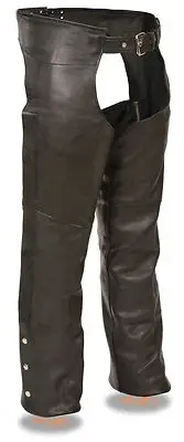 Men's Basic Coin Pocket Leather Chap - Fully Lined