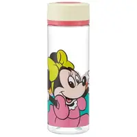 在飛比找樂天市場購物網優惠-小禮堂 迪士尼 米妮 透明隨身冷水瓶 400ml (彩色雲舉