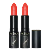 Revlon X Sofia Carson Super Lustrous The Luscious Mattes Lipstick 4.2g 007 ON FIRE - 2 pack