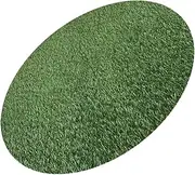 GALPADA Artificial Grass Mat Round Faux Turf Pad for Table Decor Multi Use Green Grass Mat for Home Picnics Weddings Events No Maintenance Required