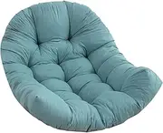 MYCENSE Egg Chair Replacement Cushion, Egg Chair Pad,Soft,Hanging Basket Seat Cushion Pillow for Offices Patio Balcony Indoor Outdoor, Gray Green