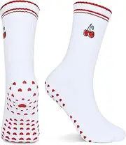 [Raigoo] Grip Non-slip Cute Pilates Socks for Yoga,Barre,Reformers US Shoe Sizes 5-11