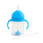 Munchkin 207ml Any Angle Baby/Toddler Weighted Straw Trainer Drink Cup 6m+ Asst.