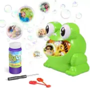 ZHUOEN Bubble Machine, Automatic Bubble Machine for Kids, Durable Frog Bubble Ma