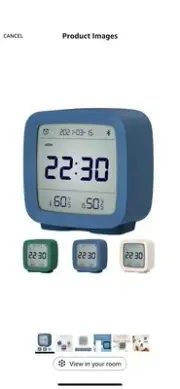 Qingping Smart Bluetooth Digital Alarm Clock with Multiple Alarms