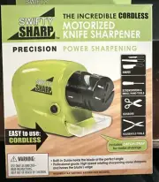 KNIFE TOOLS BLADE SHARPENER Cordless Motorized SWIFTY SHARP Brand New as seen tv