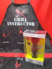 Griller Ultra - 5 in 1 Grilling Multi Tool & Grill Instructor Apron - New