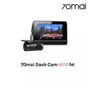 70mai Smart Dash Cam A810 Set with Rear Cam Global Version
