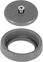 KOLLNIUN Pre-Rinse Spray Valve Repair Kit for Most Commercial Sink Faucet Dish Sprayer Touch On Kitchen Sink Faucets 1.42 GPM Spray Face Bumper and Screw Repair Part, Grey
