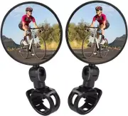 Bicycle handlebar rearview mirror, mountain road bicycle 360 rotatable