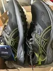 BRAND NEW IN BOX. ASICS Gel-Sonoma Mens Sz 9W Graphite Gray/ Sour Yuzu