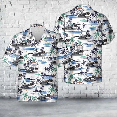 Memphis Police Department Motorcycle Unit Hawaiian Shirt