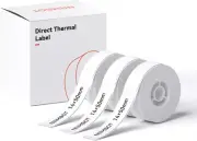 Label Maker Tape D11/D110/D101 Label Maker, 14 X 50 Mm (0.55'' X 1.97'') 125 Ta