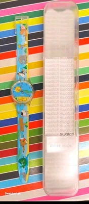 Swatch Watch SAFARI BEACH GE165 2005 Standard Gents Unisex Swiss Made Quartz NIB