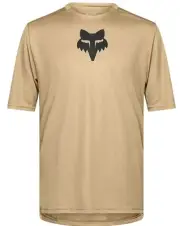 Fox Racing Ranger Fox Head Mens SS MTB Mountain Bike Jersey Sand
