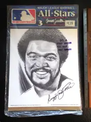 1974 Linnett Portraits SEALED /UNOPENED Pkg 3 All Star Reggie Jackson Pete Rose