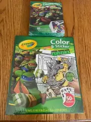 Crayola Teenage Mutant Ninja Turtles Coloring Book with Markers Stickers