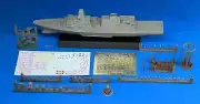 3D Printed 1/700 Italian Navy FREMM Frigate Pre-GP Hull Version Model Kit