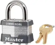 (5pcs) MASTER LOCK 1KA-2396 COMMERCIAL PADLOCK KEYED 15/16" SHACKLE HEIGHT