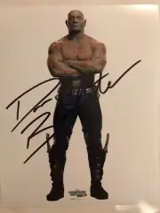 Dave Bautista Signed Guardians Of The Galaxy 8x10 Photo With COA
