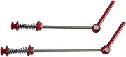 Superteam Bike Road Bicycle Black or Red Wheel Skewers Titanium Quick Release
