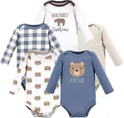 Baby-Boys Cotton Long-Sleeve Bodysuits