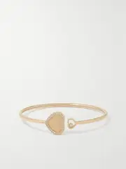 [Chopard] Chopard - Happy Hearts 18-karat Gold Diamond Cuff - S S Gold