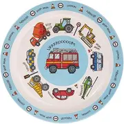 Lesser & Pavey LP42480A Little Stars Vehicles Plate, Multi, 21.5 x 21.5 x 2cm