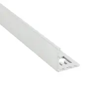 QEP 12.5mm x 3m White Angle L Shape Tile Trim