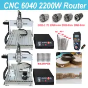 CNC 6040 3/4 Axis Router 2200W Mach3 USB Engraving Milling Machine Engravers