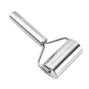 Dough Roller Pastry Scraper Pizza Stainless Steel Rolling Pin Cooking Rolling
