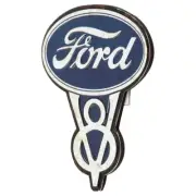 Ford V8 Embossed Magnet - We'll Ship This and 1000s of Other Ford Goodies FREE