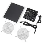 10W Solar Panel Vent Fan with Protective Mesh for RVs & Pet Houses