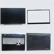 UVERLY New LCD Back Cover Rear Case Front Bezel Palmrest Cover Bottom Base Cover Compatible for Lenovo Y7000 R7000 R7000P 2021 (Color : E)