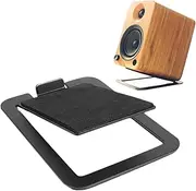 Desktop Speaker Stands - Minimalist Bookshelf Speaker Stand | Exquisite Sturdy Monitor Speaker Stands for Computer, Studio, Bookshelf, Medium, Small Speakers