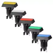 30*50mm Arcade Square Rectangle Buttons LED Push Illumilated W/ Microswitch A
