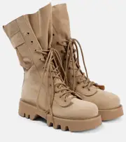 [JW Anderson] JW Anderson Suede combat boots AU 9 beige